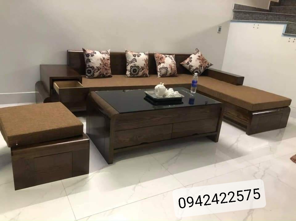 Sofa Gỗ Phòng Khách Cao Cấp SFTT04